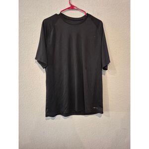 REC Tech Men's Athletic Crew Neck Performance Tee Size L Black